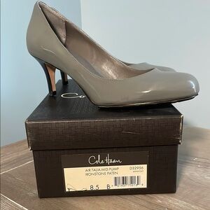 Cole Haan Gray Stiletto Heels Classic Design